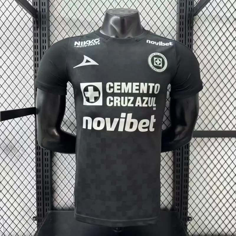 Camiseta Cruz Azul 2025/2026 Third Negro (EDICIÓN JUGADOR)