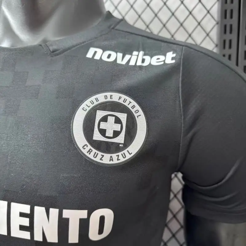 Camiseta Cruz Azul 2025/2026 Third Negro (EDICIÓN JUGADOR)