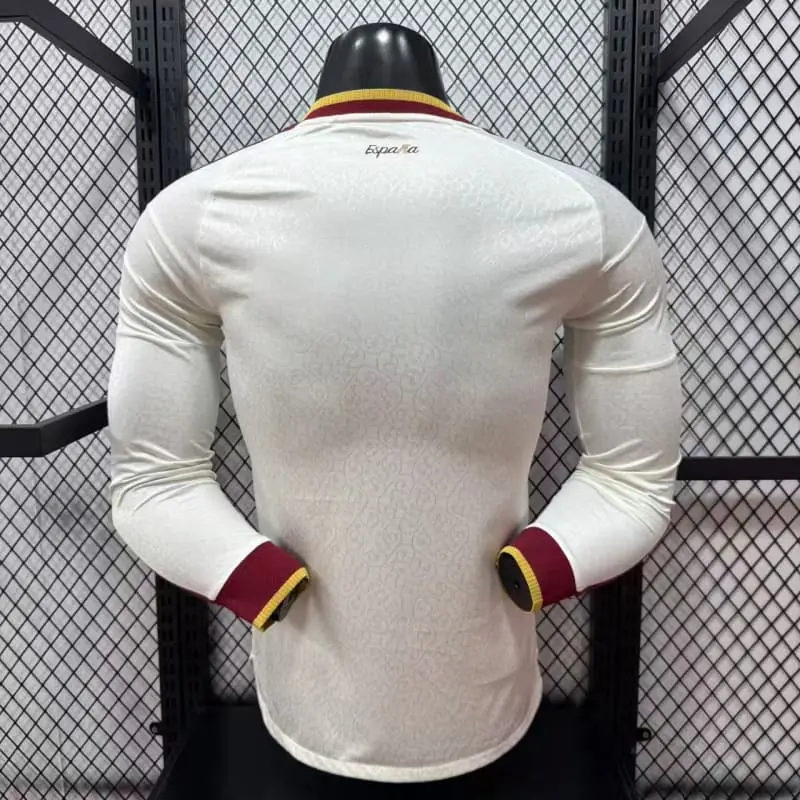 Camiseta España Mundial 2026 Away ML Blanco/Rojo (EDICIÓN JUGADOR)