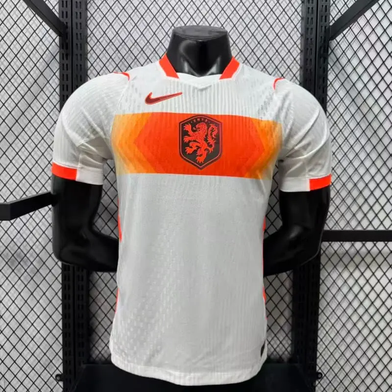Camiseta Holanda Mundial 2026 Away Blanco (EDICIÓN JUGADOR)
