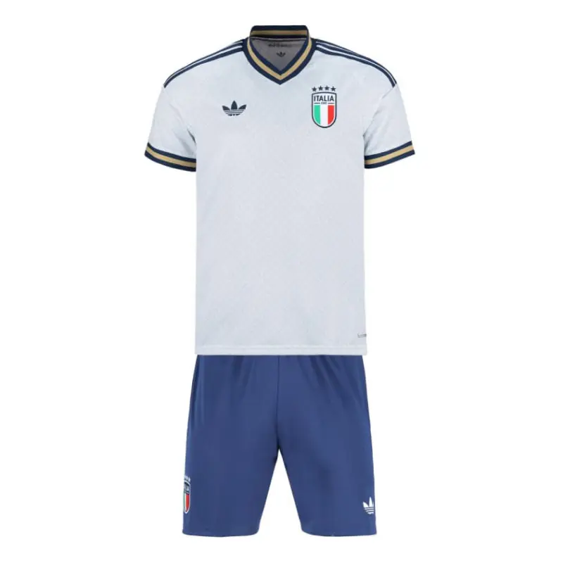 Camiseta Italia Mundial 2026 Away Blanco Niño Kit