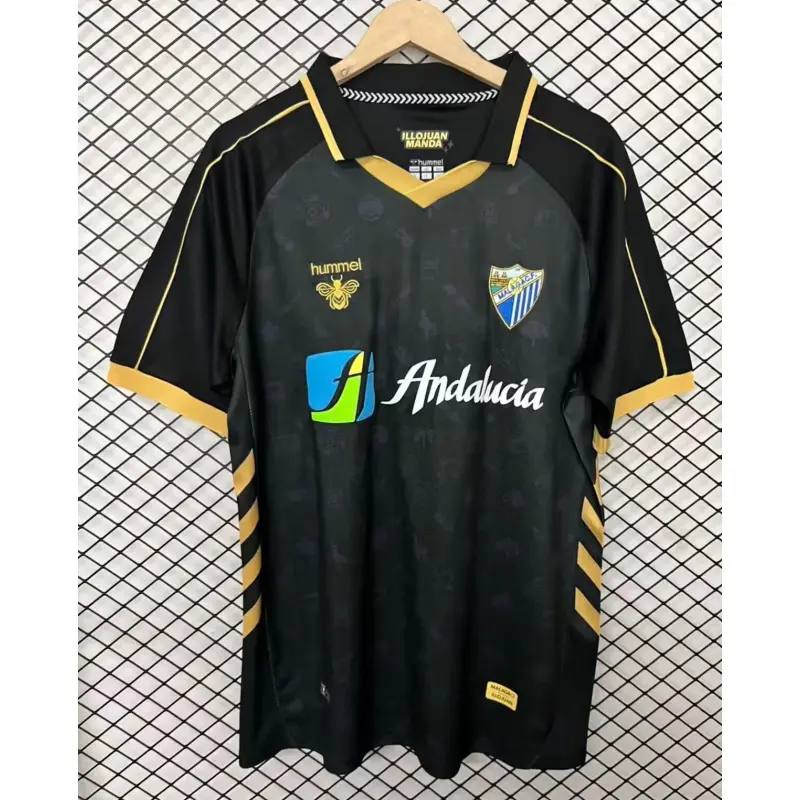 Camiseta Málaga CF 2026/2027 Negro Versión Retro