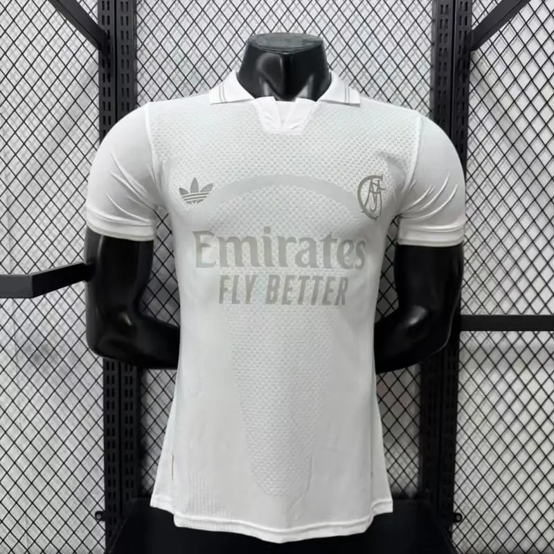Camiseta Real Madrid 125 Aniversario Edición 2026/2027 Blanco (EDICIÓN JUGADOR)