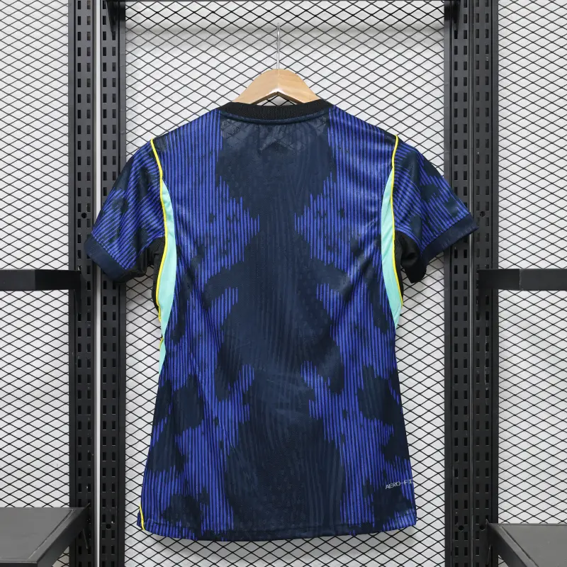 Camiseta Brasil Away Mundial 2026 Azul Mujer (EDICIÓN JUGADOR)