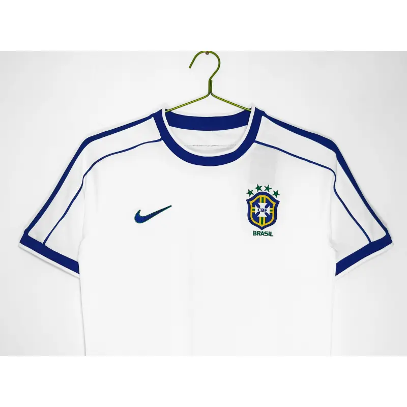 Camiseta Brasil Retro 1998 Blanco