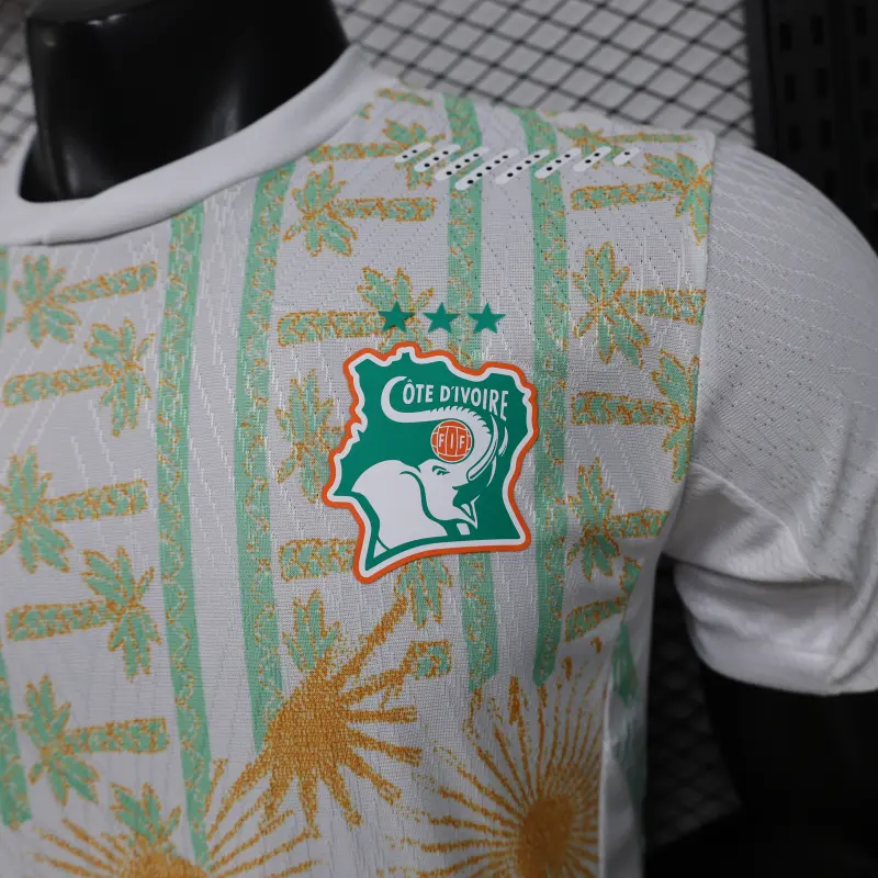 Camiseta Costa de Marfil Away Mundial 2026 Blanco (EDICIÓN JUGADOR)