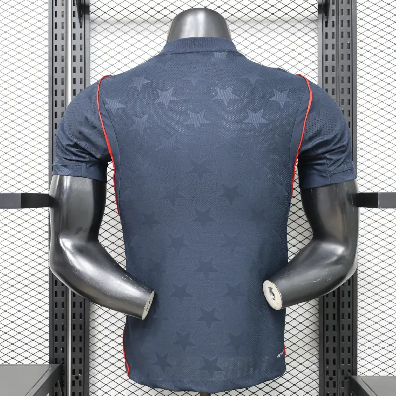 Camiseta EE.UU Away Mundial 2026 Negro Obsidiana (EDICIÓN JUGADOR)