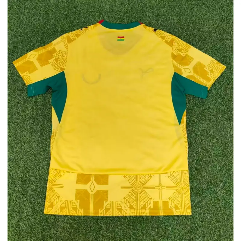 Camiseta Ghana Away Mundial 2026 Amarillo