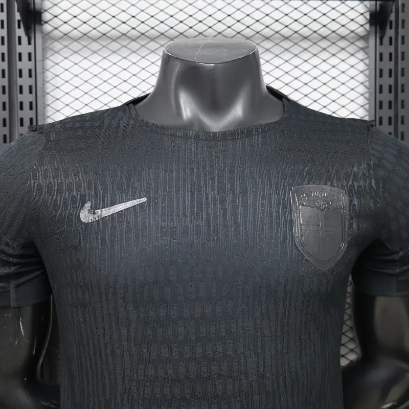Camiseta Noruega Away Mundial 2026 Negro Niño Kit