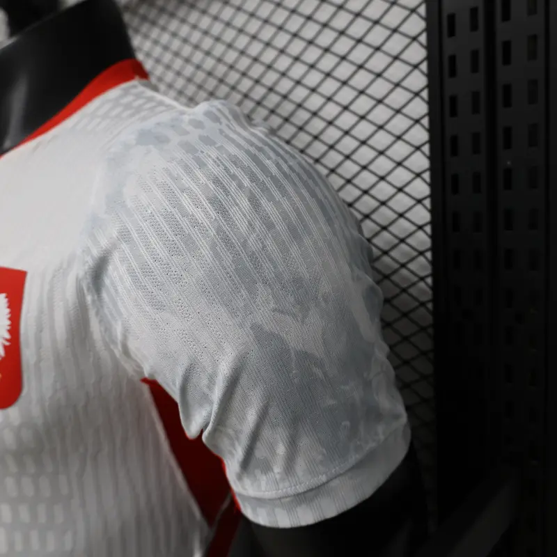 Camiseta Polonia Home Mundial 2026 Blanco (EDICIÓN JUGADOR)