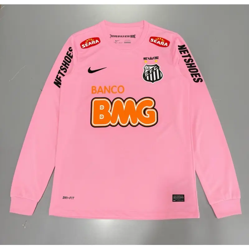 Camiseta Santos FC Retro 2012/2013 ML Rosa