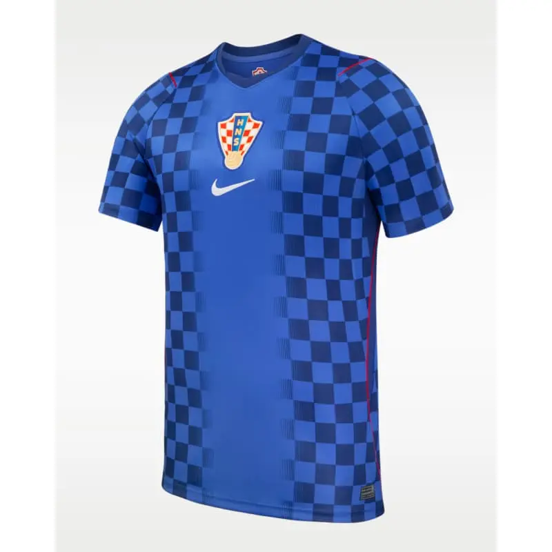 Camiseta Croacia Away Mundial 2026 Azul