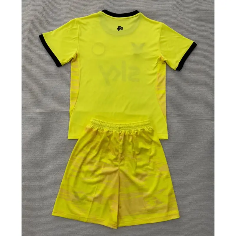 Camiseta de Portero Irland Away Mundial 2026 Amarillo Niño Kit