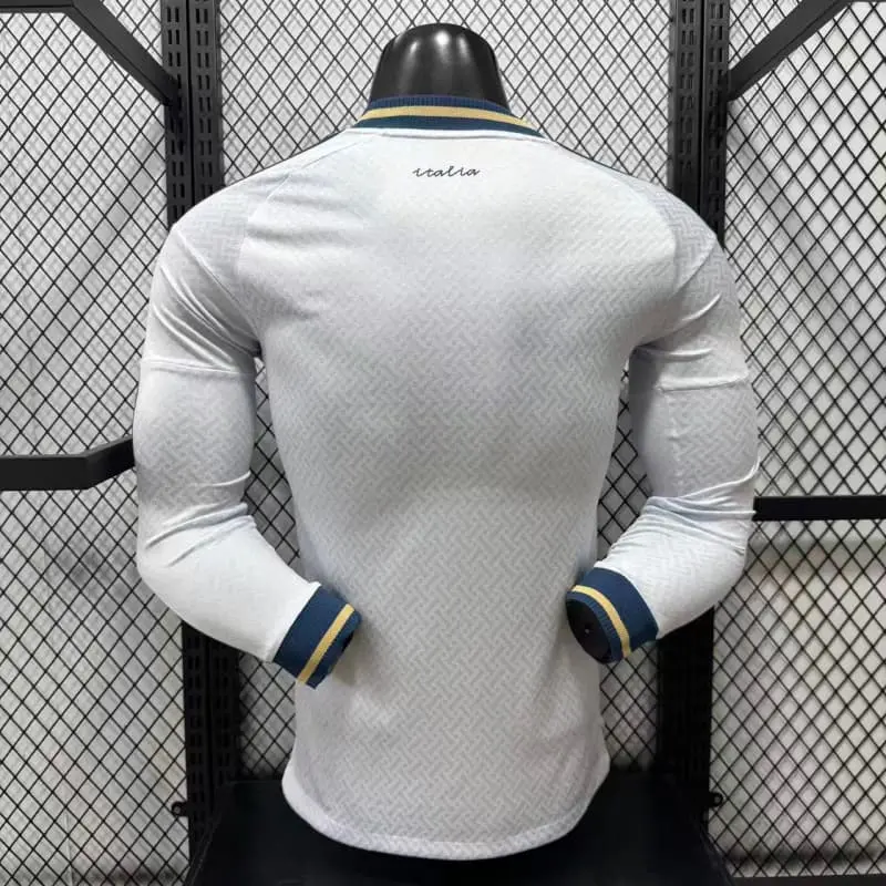 Camiseta Italia Away Mundial 2026 ML Blanco (EDICIÓN JUGADOR)