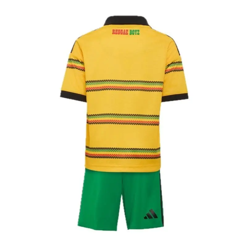 Camiseta Jamaica Home Mundial 2026 Amarillo Niño Kit
