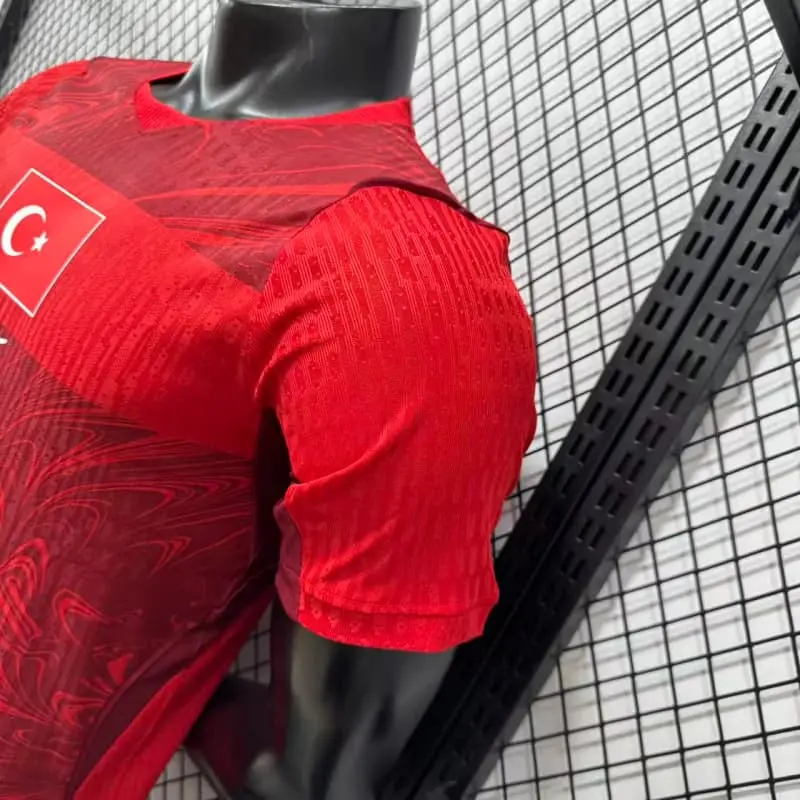 Camiseta Turquía Home Mundial 2026 Rojo (EDICIÓN JUGADOR)