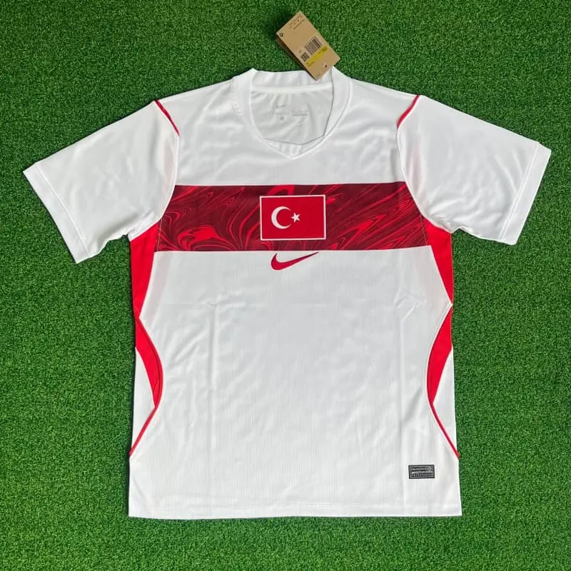 Camiseta Turquía Away Mundial 2026 Blanco