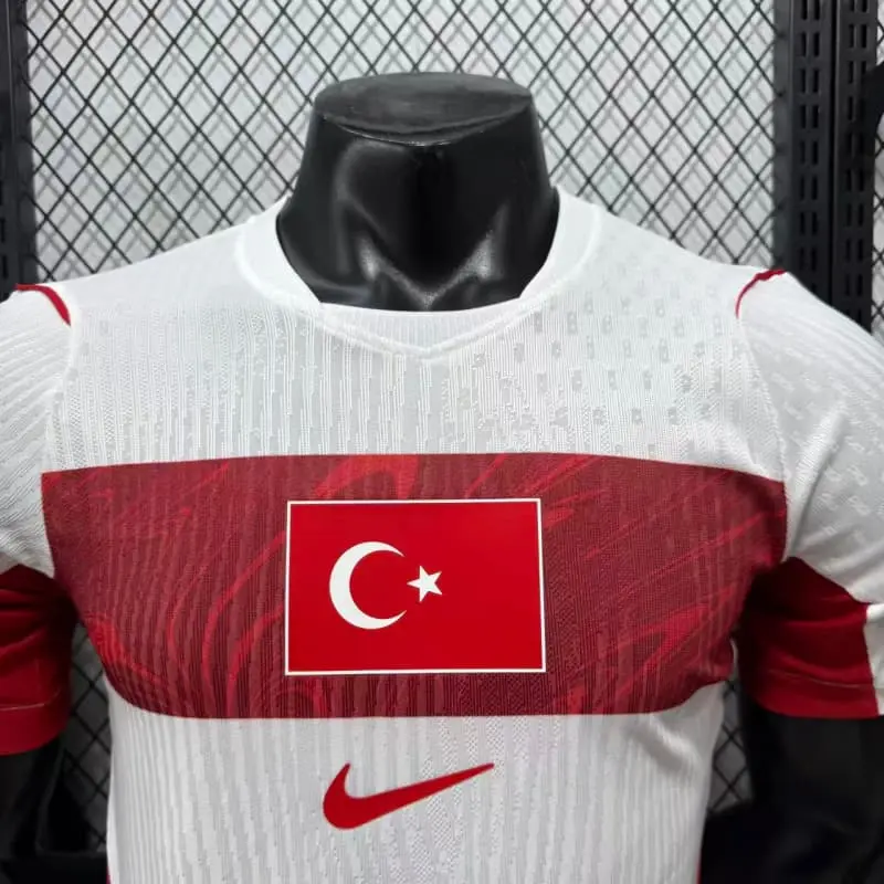 Camiseta Turquía Away Mundial 2026 Blanco (EDICIÓN JUGADOR)
