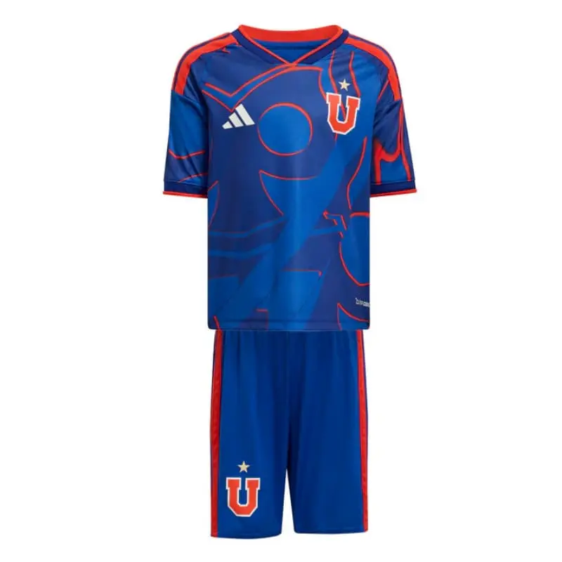 Camiseta Universidad de Chile Home 2026/2027 Azul Niño Kit