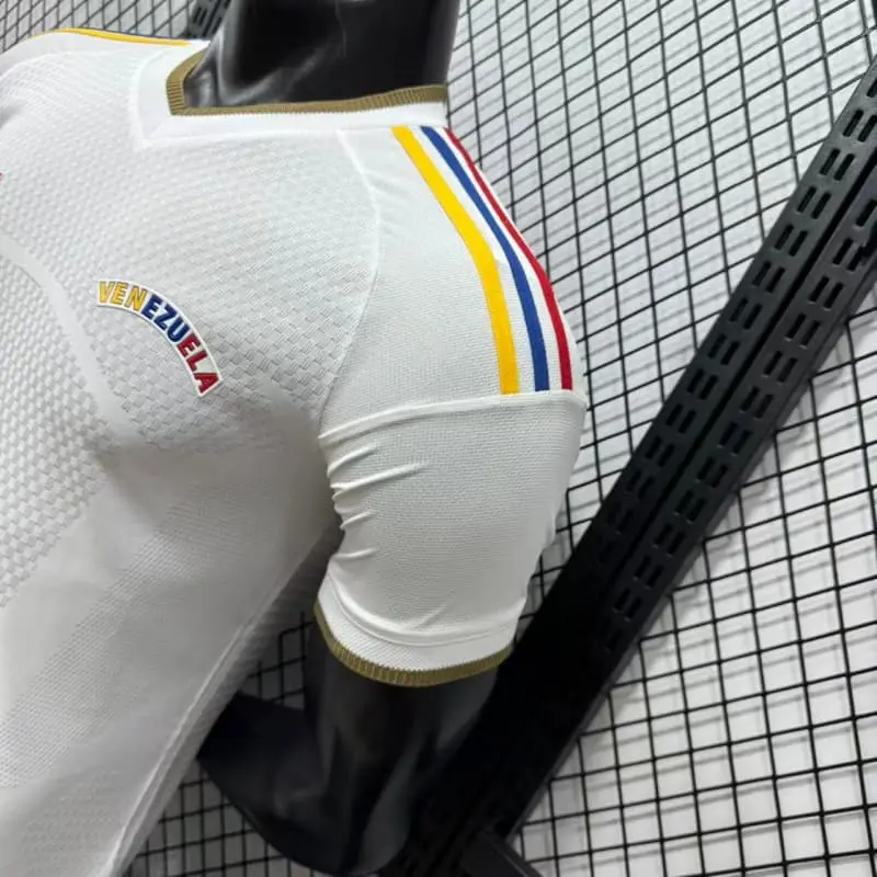Camiseta Venezuela Away Mundial 2026 Blanco (EDICIÓN JUGADOR)