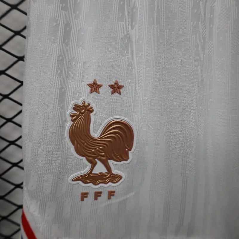 Pantalón Corto Francia Home Mundial 2026 Blanco (EDICIÓN JUGADOR)
