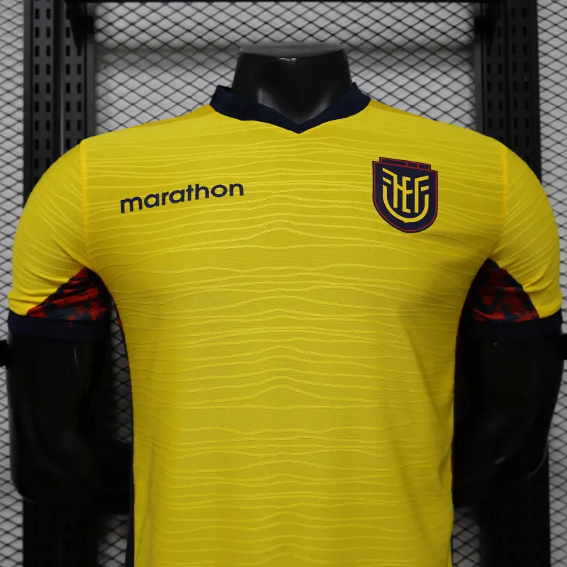 Camiseta Ecuador Home Mundial 2026 Amarillo (EDICIÓN JUGADOR)