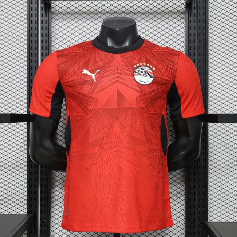 Camiseta Egipto Home Mundial 2026 Rojo (EDICIÓN JUGADOR)