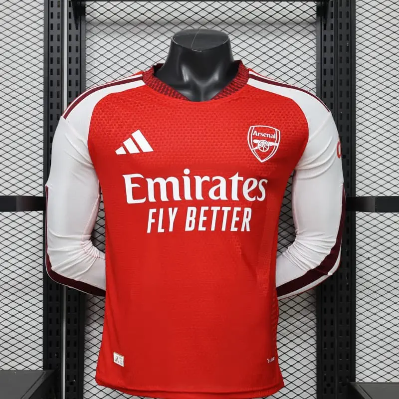 Camiseta Arsenal Home 2026/2027 ML Rojo (EDICIÓN JUGADOR)