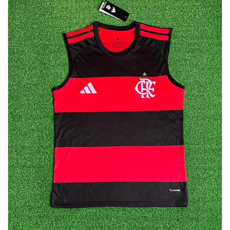 Camiseta Flamengo Sin Mangas Home 2026/2027 Negro/Rojo