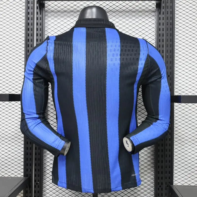 Camiseta Inter de Milan Home 2026/2027 ML Azul/Negro (EDICIÓN JUGADOR)
