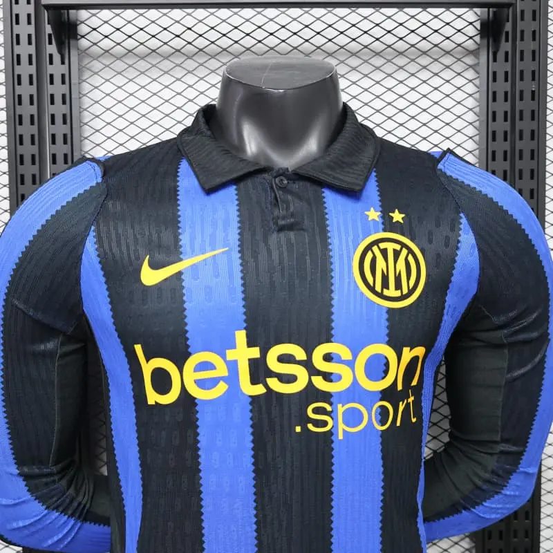 Camiseta Inter de Milan Home 2026/2027 ML Azul/Negro (EDICIÓN JUGADOR)