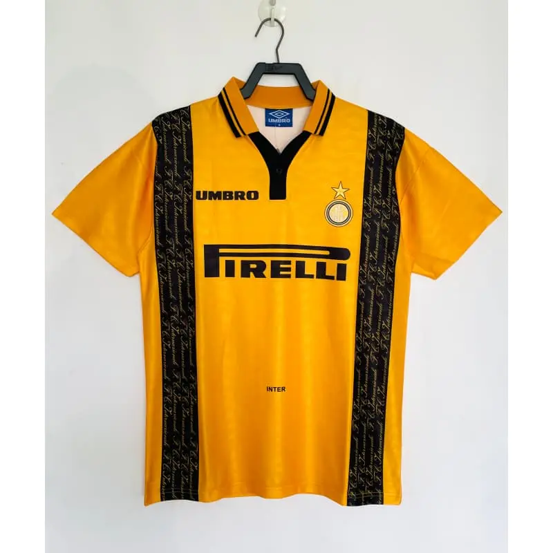Camiseta Inter de Milan Third Retro 1996/1997 Amarillo