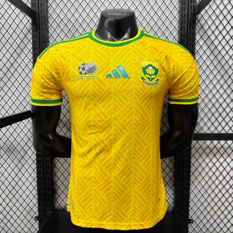 Camiseta Sudáfrica Home Mundial 2026 Amarillo (EDICIÓN JUGADOR)