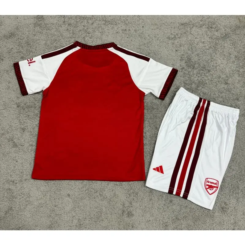 Camiseta Arsenal Home 2026/2027 Rojo/Blanco Niño Kit