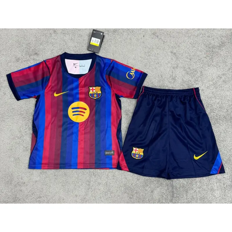 Camiseta Barcelona Home Equipación 2026/2027 Rojo/Azul Niño Kit
