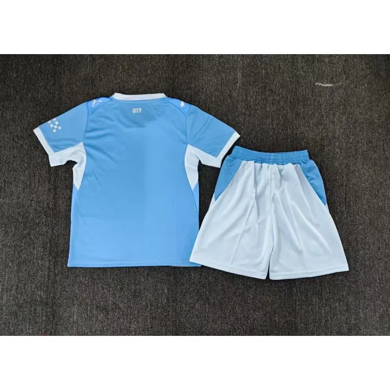 Camiseta Manchester City Home 2026/2027 Azul/Blanco Niño Kit