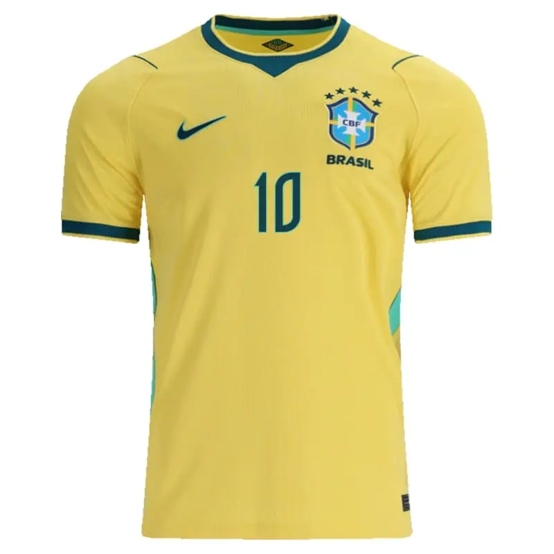 Camiseta NEYMAR JR. 10 Brasil Home Mundial 2026 Amarillo