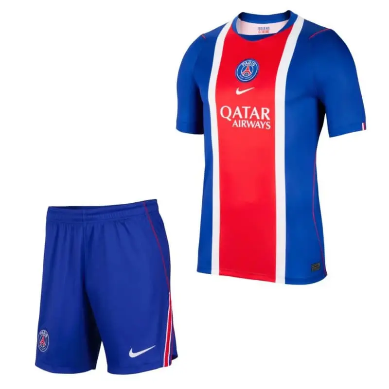 Camiseta PSG Home 2026/2027 Azul/Rojo Niño Kit