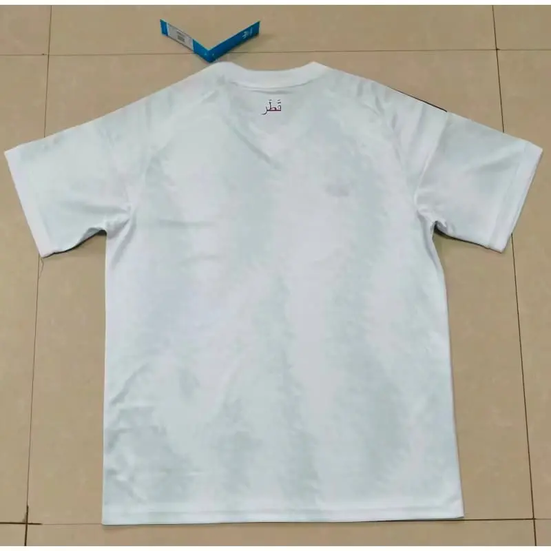 Camiseta Qatar Away Mundial 2026 Blanco
