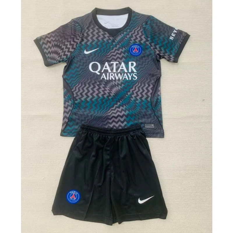 Camiseta de Portero PSG 2026/2027 Negro Niño Kit