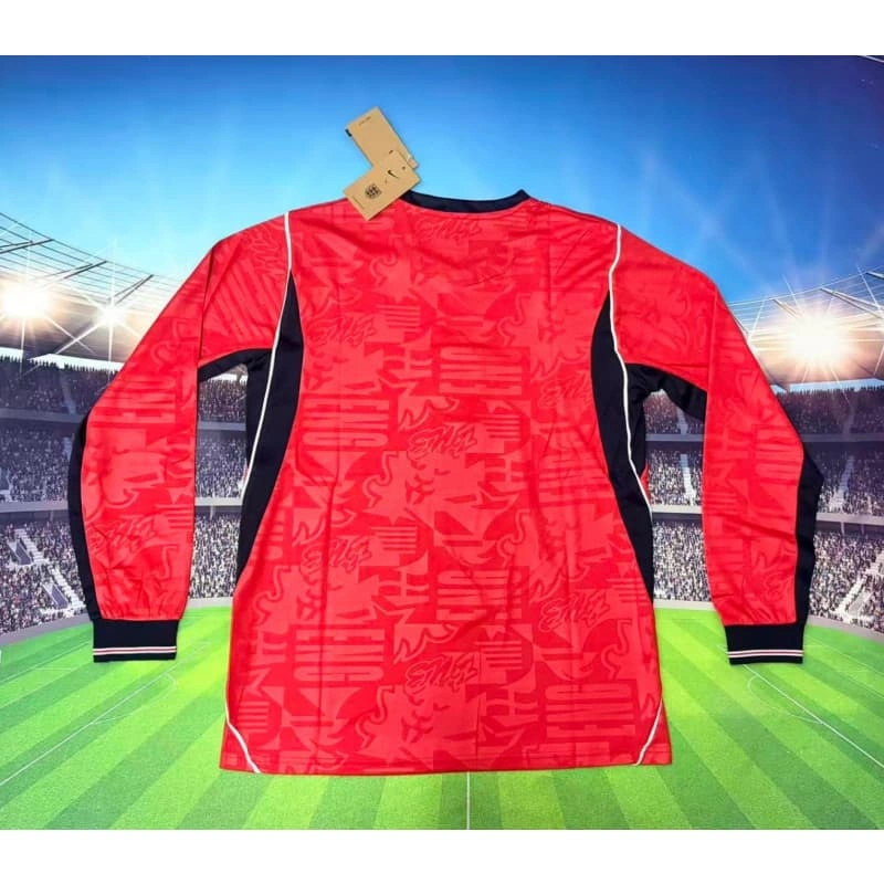 Camiseta Inglaterra Away Mundial 2026 ML Rojo