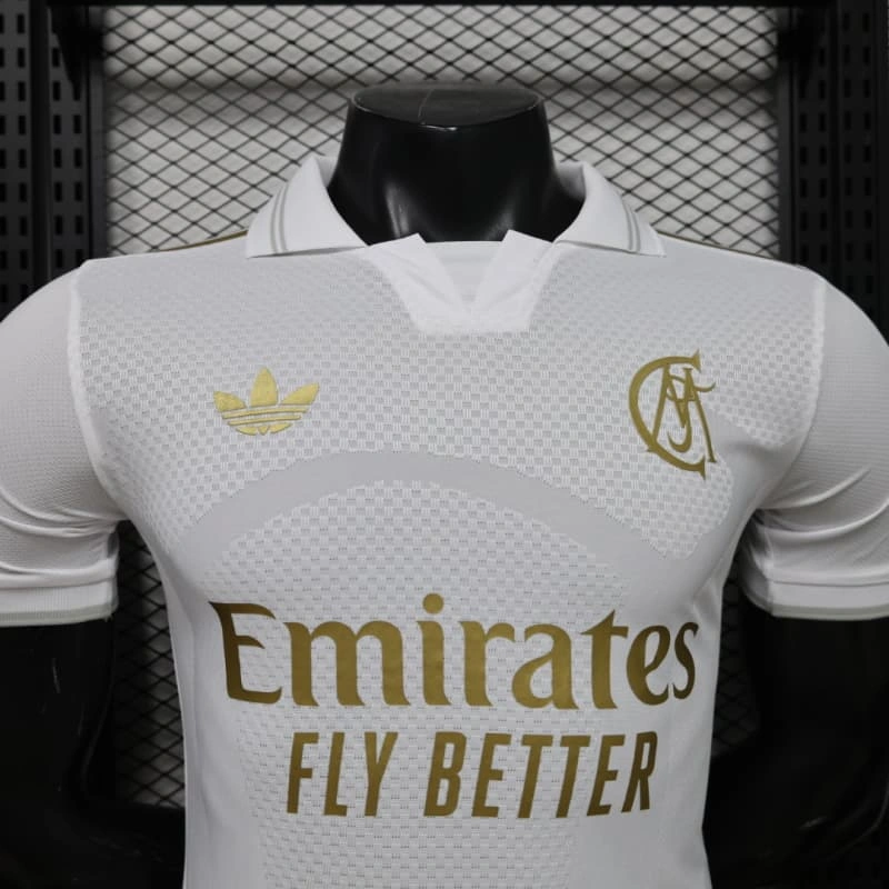 Camiseta Real Madrid 2026/2027 Edición Especial Blanco con Parche HP (EDICIÓN JUGADOR)