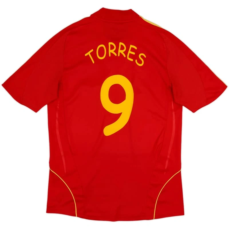 Camiseta TORRES 9 España retro 2008 Home