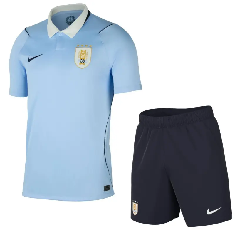 Camiseta Uruguay Home Mundial 2026 Azul Claro Niño Kit