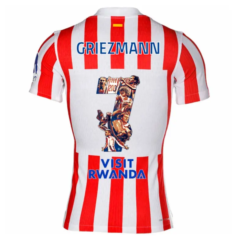 Camiseta GRIEZMANN 7 Atlético de Madrid 2025/2026 Home Rojo/Blanco