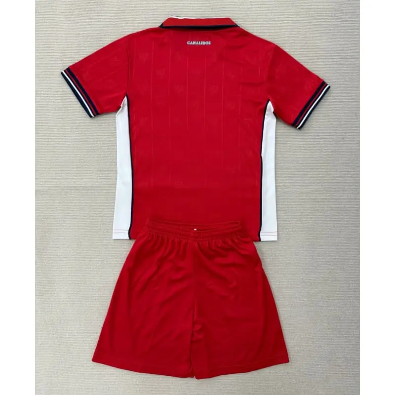 Camiseta Panamá Mundial 2026 Home Rojo Niño Kit