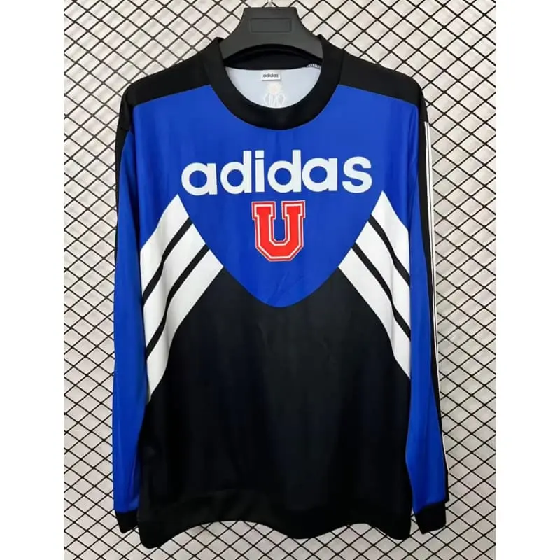 Camiseta Universidad de Chile 2026/2027 ML Azul/Negro Versión Retro