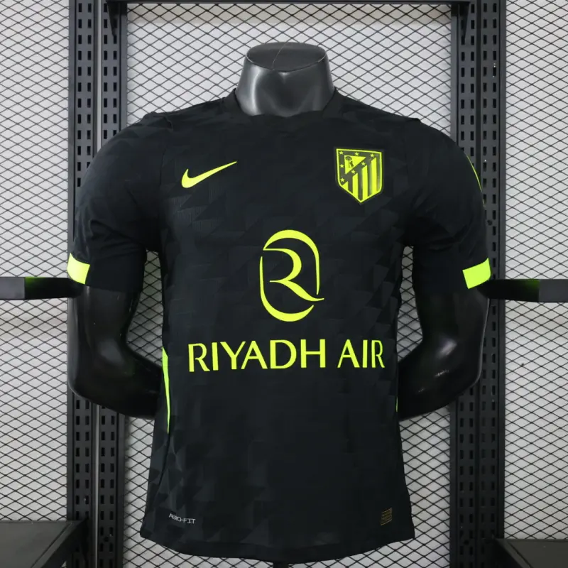 Camiseta Atlético de Madrid Away 2026/2027 Negro (EDICIÓN JUGADOR)