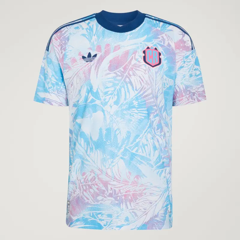 Camiseta Costa Rica Away Mundial 2026 Rojo Azul Claro/Rosa