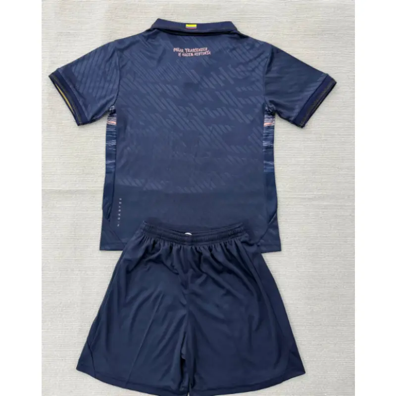 Camiseta Ecuador Away Mundial 2026 Azul Marino Niño Kit